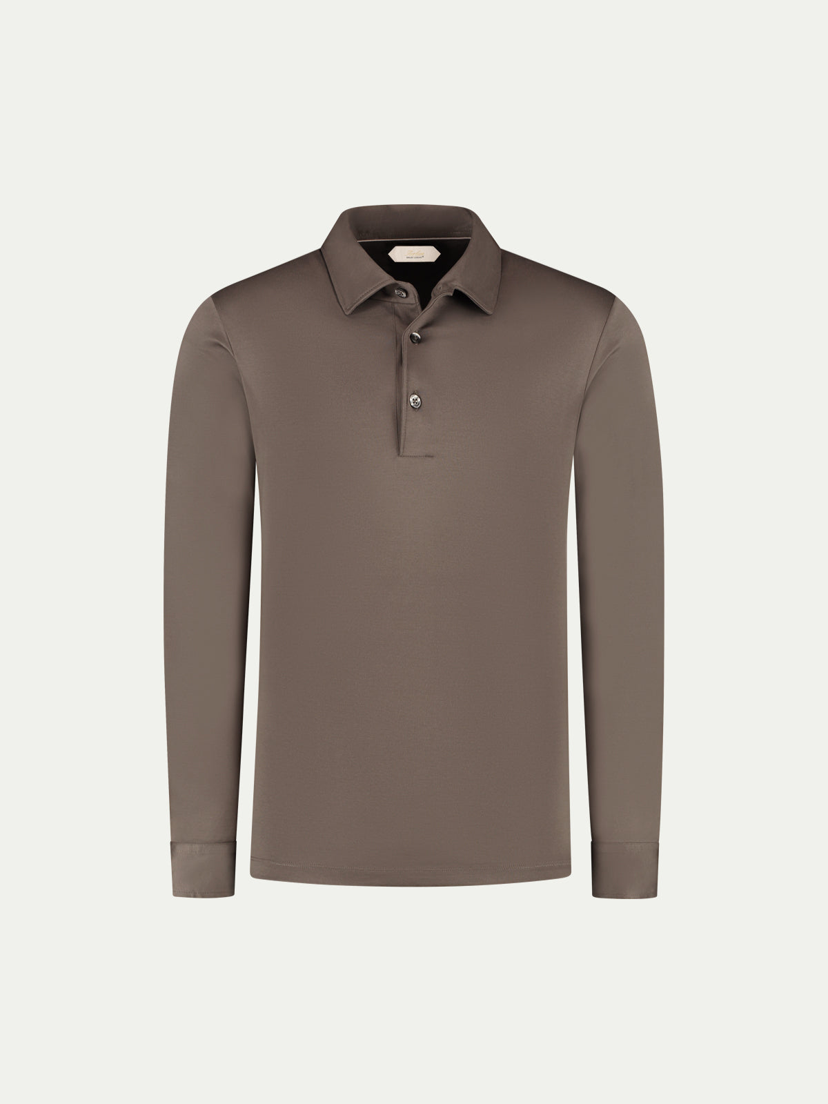 AUR1 Longsleeve Polo Ash Grey