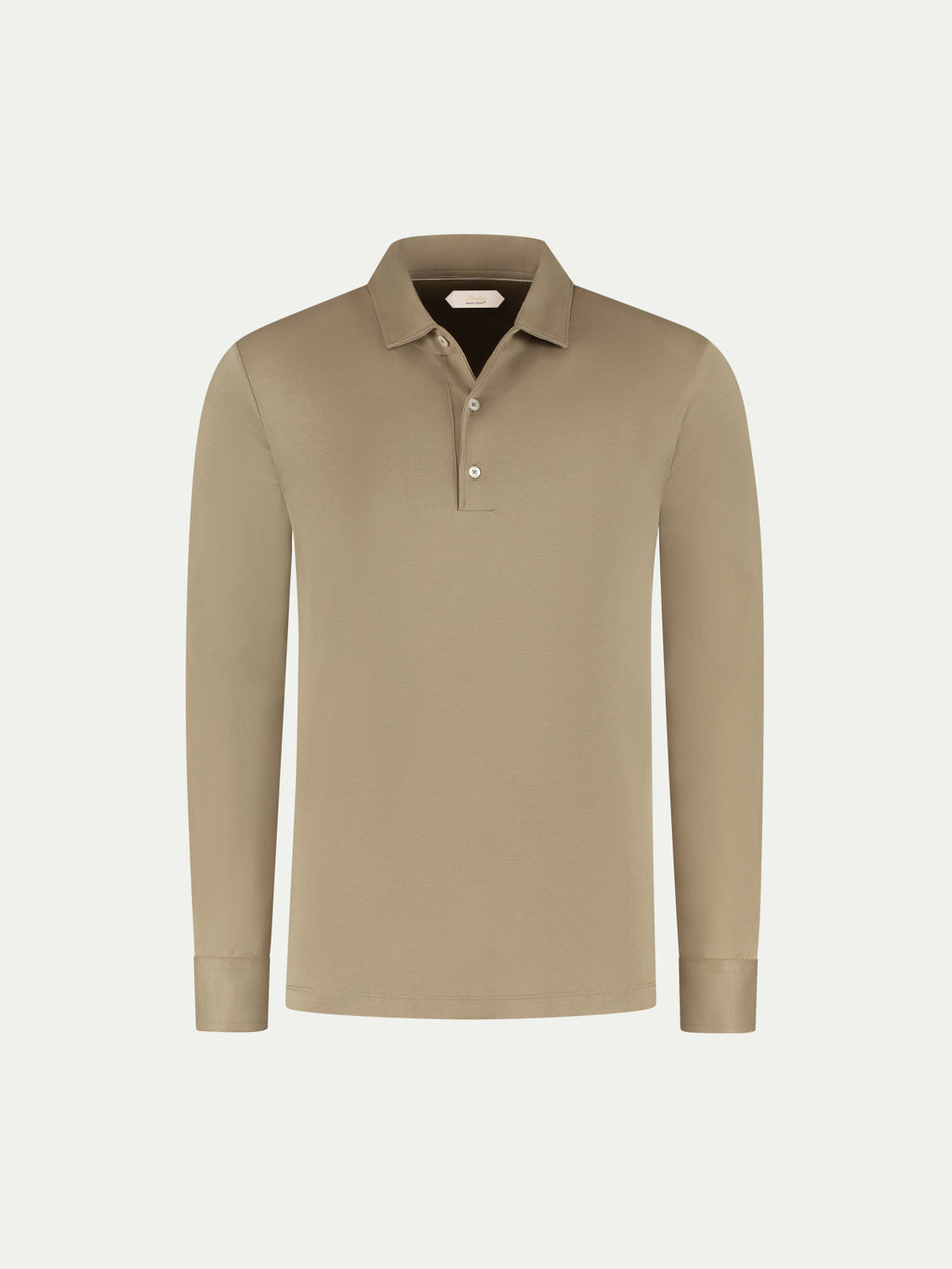 AUR1 Longsleeve Polo Dark Taupe