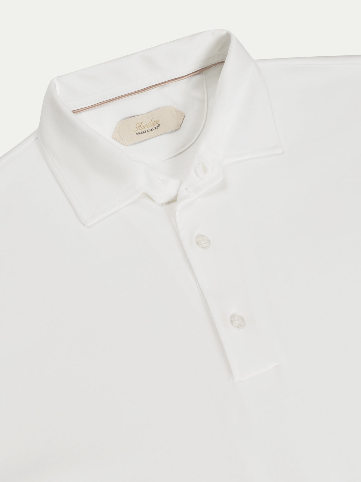 AUR1 Longsleeve Polo White